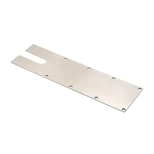 Ultimate Overhead Concealed Door Closer Cover Plate Brushed Stainless