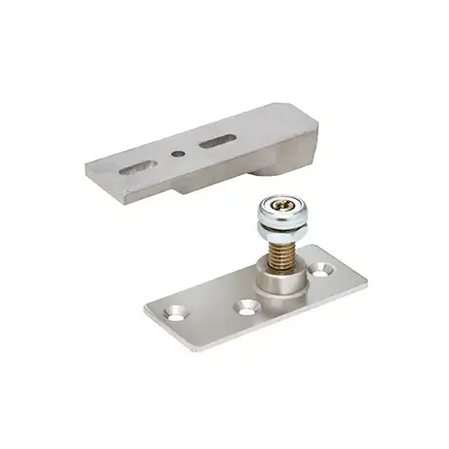 Heavy Duty Floor Pivot Brushed Stainless