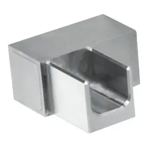 CRL JL2LLBS Juliet 316 Brushed Stainless Replacement Square Lower Left Fitting