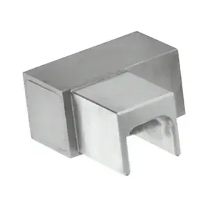 CRL JL2ULBS Juliet 316 Brushed Stainless Replacement Square Upper Left Fitting