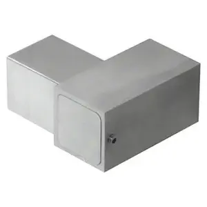 CRL JL2URBS Juliet 316 Brushed Stainless Replacement Square Upper Right Fitting