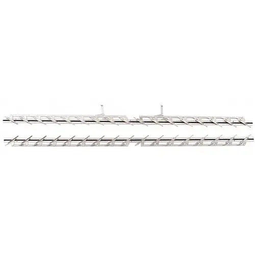 60" Jalousie Strip Hardware - 17 Blades Pair Aluminum