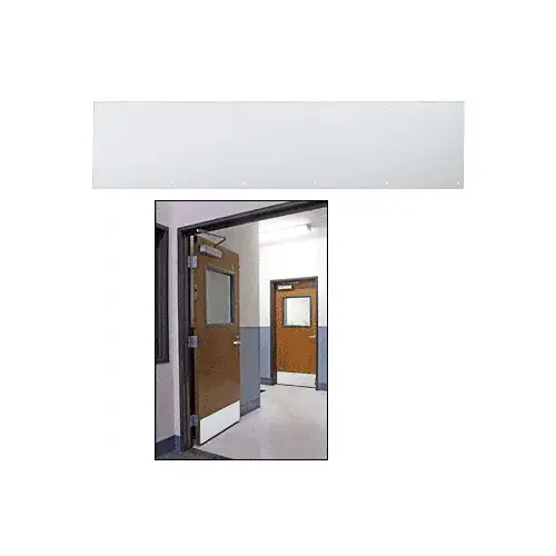 12" x 34" Clear Anodized Kick Plate 12" x 34" Clear Anodized Kick Plate