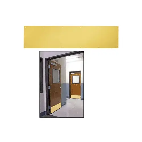 6" x 34" Polished Brass Kick Plate 6" x 34" Polished Brass Kick Plate