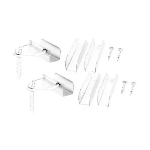 White Window Screen Hardware Kit - Carded White Window Screen Hardware Kit - Carded