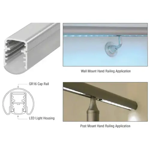 72" Square Body Housing for LED Strip Lights White