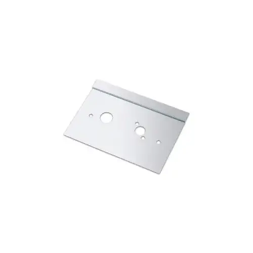 Polished Stainless 6" x 10" Left Hand Center Lock Latch Guard Polished Stainless 6" x 10" Left Hand Center Lock Latch Guard