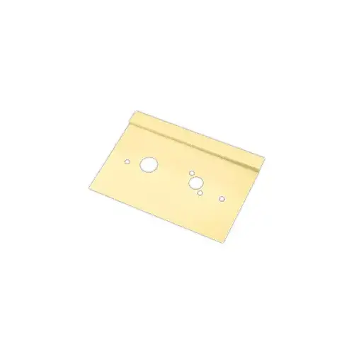 Satin Brass 6" x 10" Left Hand Center Lock Latch Guard Satin Brass 6" x 10" Left Hand Center Lock Latch Guard