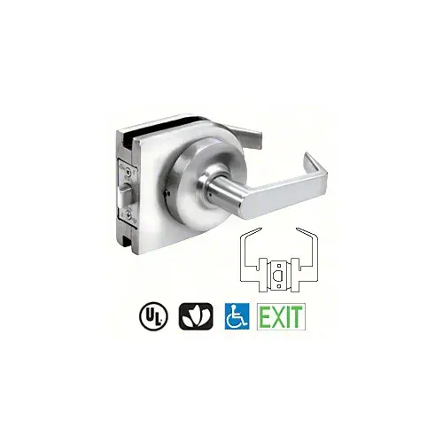 Polished Stainless Grade 1 Lever Lock Housing - Passage Polished Stainless Grade 1 Lever Lock Housing - Passage
