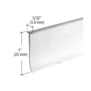 CRL M6211 CRL Clear Shower Door Bottom 'T' Seal and Wipe