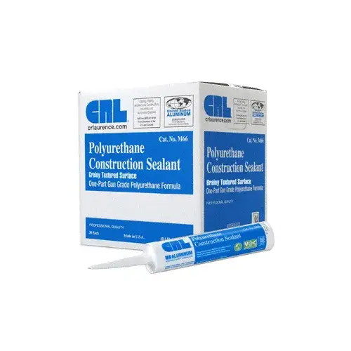 Black Grainy Textured Polyurethane Construction Sealant - Cartridge