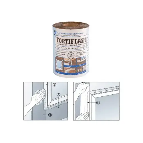40 mil 9" x 75 ft Fortifiber Waterproof Flashing75' Roll
