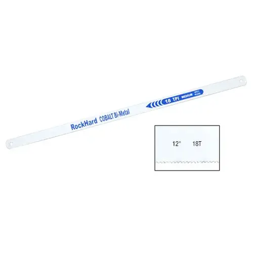 12" High Speed 18 Tooth Cobalt Hacksaw Blade - pack of 10