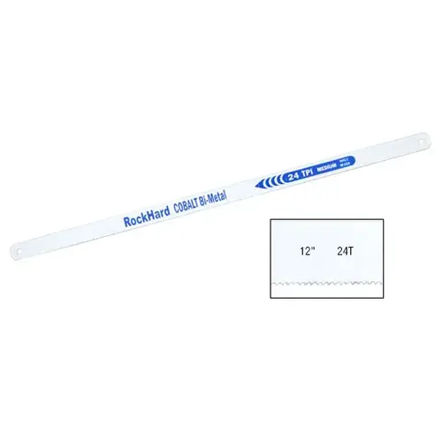 12" High Speed 24 Tooth Cobalt Hacksaw Blade - pack of 10