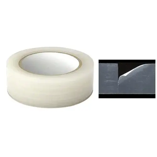 Clear 1-1/2" Vinyl Molding Retention Tape - Without Warning - 108 Foot Roll