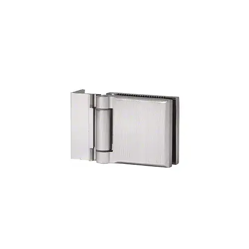 CRL Brushed Nickel Mini Hinge - 'L' Plate Style