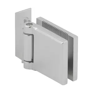 CRL MH1LCH CRL Polished Chrome Mini Hinge - 'L' Plate Style