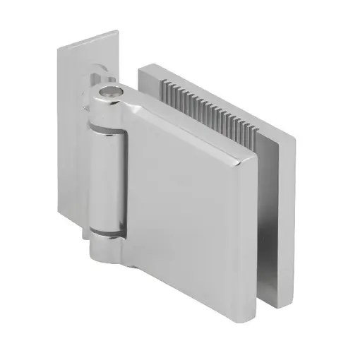 CRL Polished Chrome Mini Hinge - 'L' Plate Style CRL Polished Chrome Mini Hinge - 'L' Plate Style