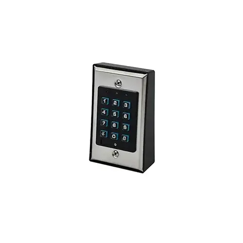 Brushed Stainless Programmable Digital Keypad