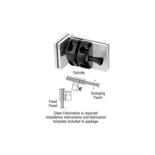 316 Brushed Stainless 90 Degree Glass-to-Glass Gate Latch 316 Brushed Stainless 90 Degree Glass-to-Glass Gate Latch