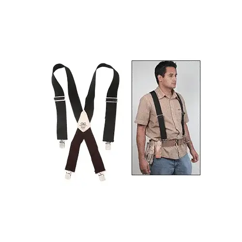 Tool Belt Suspenders Black
