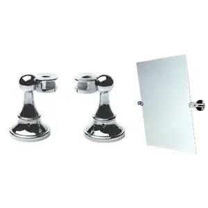 CRL MP6408 Chrome Victorian Mirror Pivot Pair