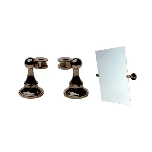 Oil Rubbed Bronze Victorian Mirror Pivot Pair Oil Rubbed Bronze Victorian Mirror Pivot Pair