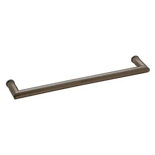 Oil Rubbed Bronze 24" MT Series Round Tubing Mitered Corner Single-Sided Towel Bar