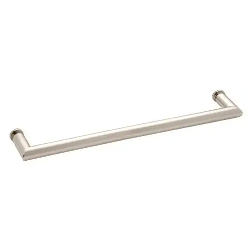 Polished Nickel 24" MT Series Round Tubing Mitered Corner Single-Sided Towel Bar