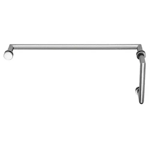 Polished Chrome MT Series Combination 6" Pull Handle 18" Towel Bar