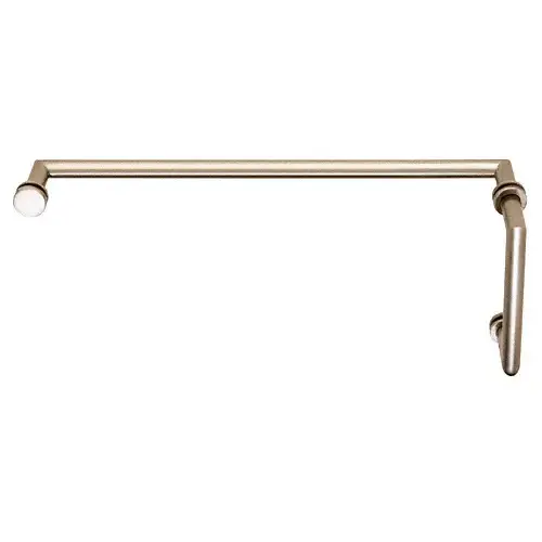 Polished Nickel MT Series Combination 8" Pull Handle 18" Towel Bar