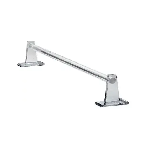 Clear Acrylic Mirrored 24" Towel Bar