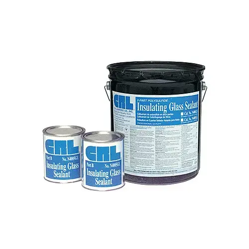 Black Two-Part Polysulfide Insulating Glass Sealant - 5 Gallons Black Two-Part Polysulfide Insulating Glass Sealant - 5 Gallons