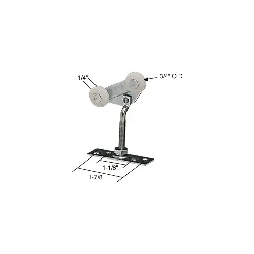 3/4" Tandem Nylon Wardrobe Roller for Harvey