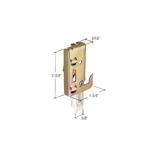 Nylon Wardrobe Door Bottom Guide - pack of 2 Nylon Wardrobe Door Bottom Guide - pack of 2