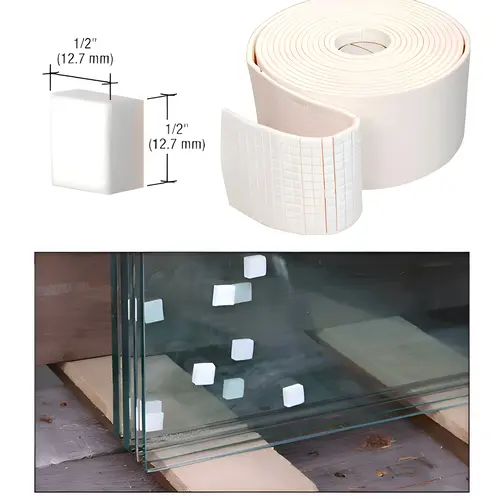 1/2" Non-Adhesive Foam Shipping Pads - Bulk White 1/2" Non-Adhesive Foam Shipping Pads - Bulk White