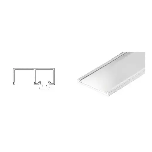 Polished Stainless Header Snap-In Filler - 120" Length Polished Stainless Header Snap-In Filler - 120" Length