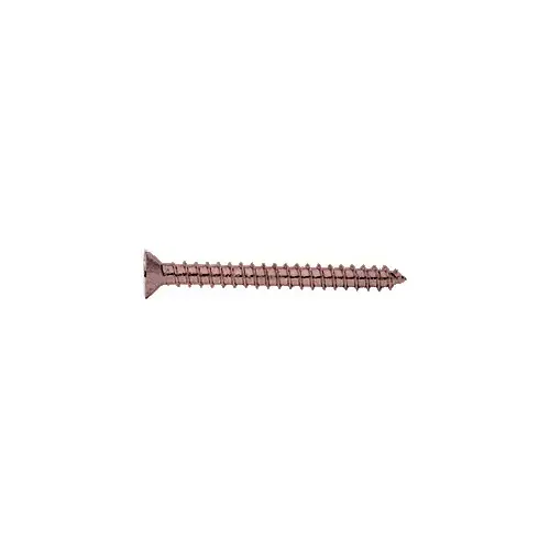 Antique Brushed Copper 10 x 2" Wall Mounting Flat Head Phillips Sheet Metal Screws - pack of 10 Antique Brushed Copper 10 x 2" Wall Mounting Flat Head Phillips Sheet Metal Screws - pack of 10