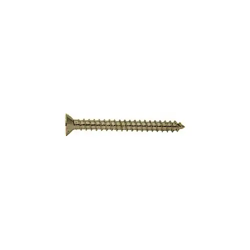Brushed Bronze 10 x 2" Wall Mounting Flat Head Phillips Sheet Metal Screws - pack of 10 Brushed Bronze 10 x 2" Wall Mounting Flat Head Phillips Sheet Metal Screws - pack of 10