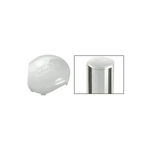 Metallic Silver AWS 135 Degree Round Post Cap Metallic Silver AWS 135 Degree Round Post Cap