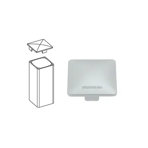 Agate Gray 100 Series Low Profile Post Cap Agate Gray 100 Series Low Profile Post Cap
