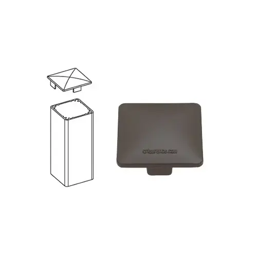 Matte Bronze 100 Series Low Profile Post Cap