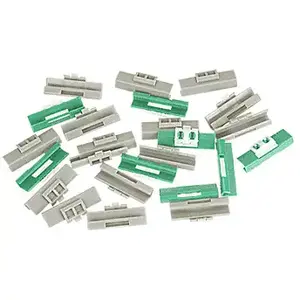 CRL PCK40479G 1979-1989 All Volvo Models Windshield Clip Kit for Windshield FCW404 With 24 Green and Gray Clips Clear