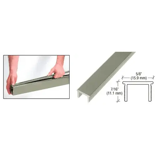 Beige Gray 36" Glass Barrier Post Filler Beige Gray 36" Glass Barrier Post Filler