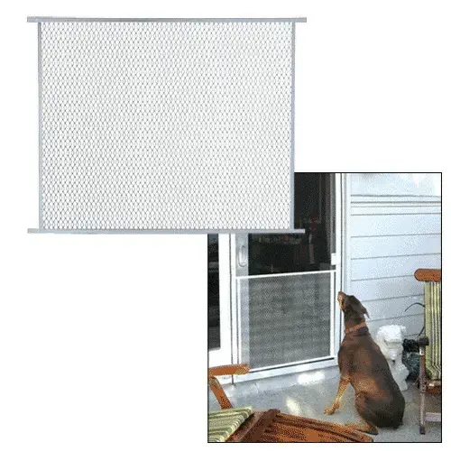 Gray 30" Sliding Screen Door Grille Gray 30" Sliding Screen Door Grille