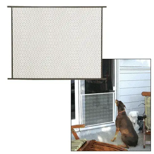 Bronze 36" Sliding Screen Door Grille Bronze 36" Sliding Screen Door Grille
