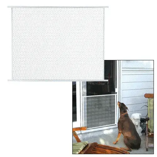 White 36" Sliding Screen Door Grille White 36" Sliding Screen Door Grille