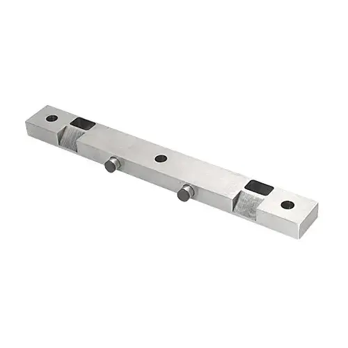 Brushed Stainless Door Stop/Strike for Double Doors