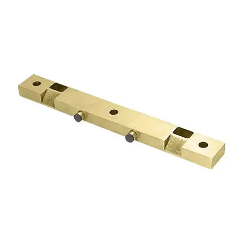 Satin Brass Door Stop/Strike for Double Doors Satin Brass Door Stop/Strike for Double Doors