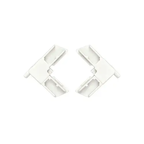 White Storm Door Top Screen Corner - pack of 20